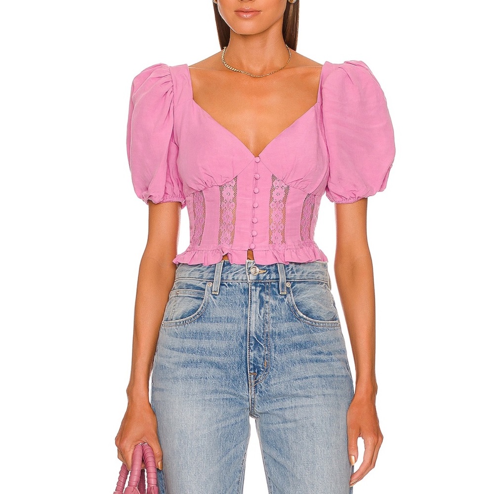 ASTR Forever Yours Top in Pink Orchid